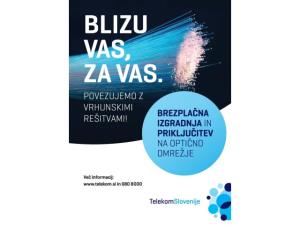 Telekom Slovenije širi optično omrežje v občini Kranjska Gora 1